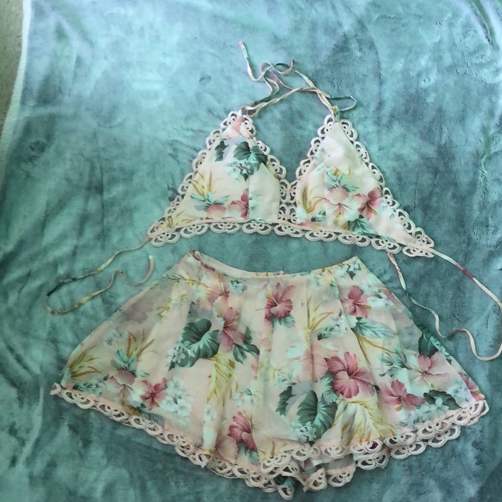 Floral two piece set